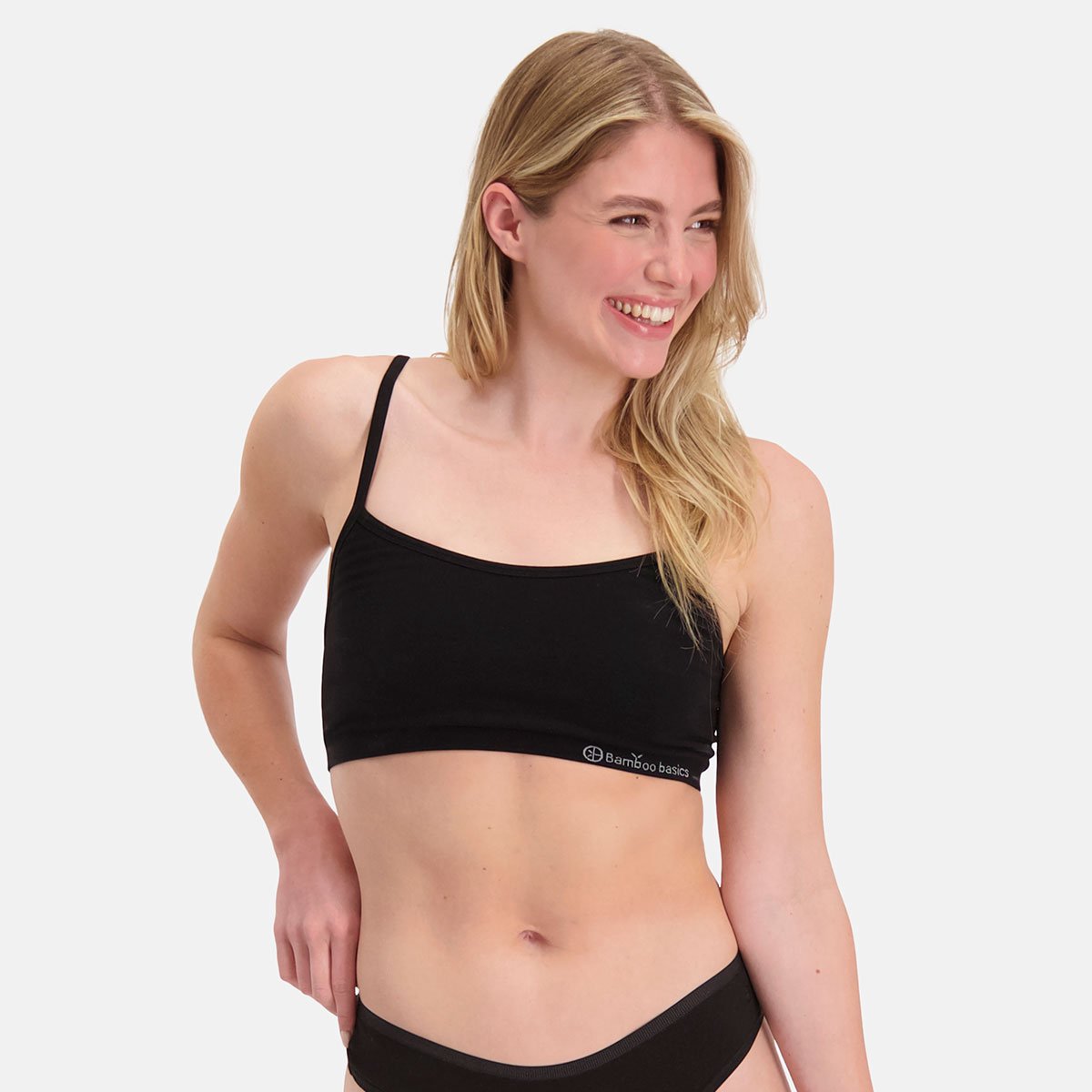 Bamboo Basics Comfortabel & Zijdezacht Bamboo Basics Seamless Bra Elle (2-pack) - Zwart