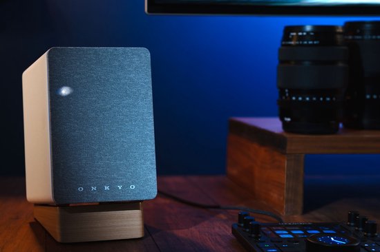 Onkyo GX-10DB Actieve boekenplank speaker- 3" woofer, 34W, USB-C, Bluetooth 5.3, Phono, AUX, Optical, sub out van Merkloos — afbeelding 5