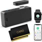 Smart ladeslot: elektronisch kastslot met 2 sleutelhangers en 3 RFID-kaarten, verborgen kastslot met sensorkaart voor kast, laden, kluisjes en fabrieken