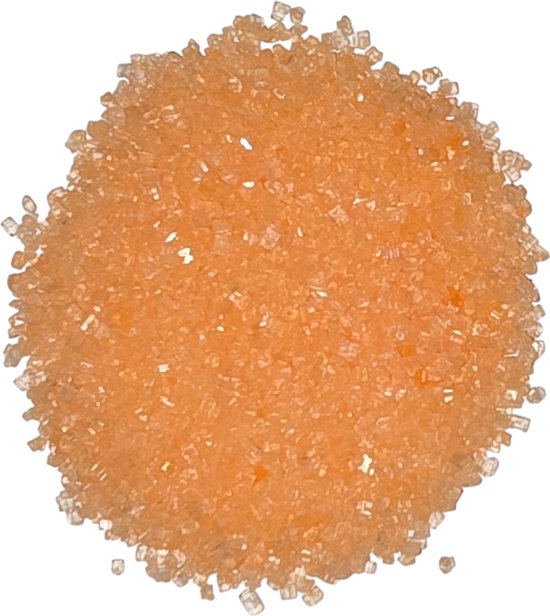 Foto: Bakiez suikerspinsuiker suikerspin suiker sinaasappel oranje 1 kilo in hersluitbare stazak