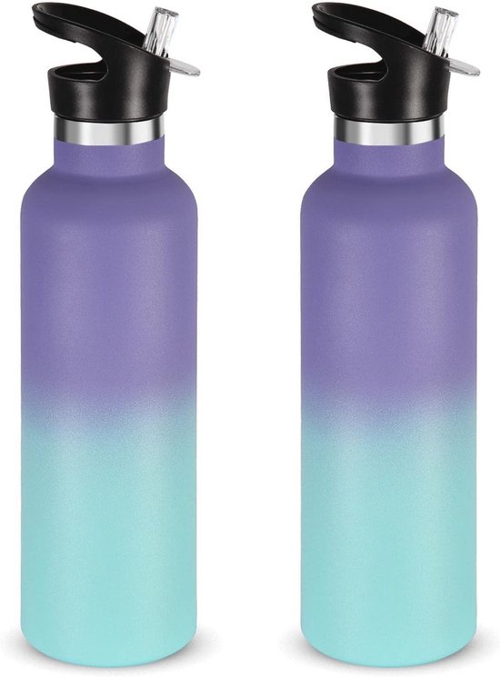 Runbott Drinkfles Thermosfles Maria Green Garden 600 ml