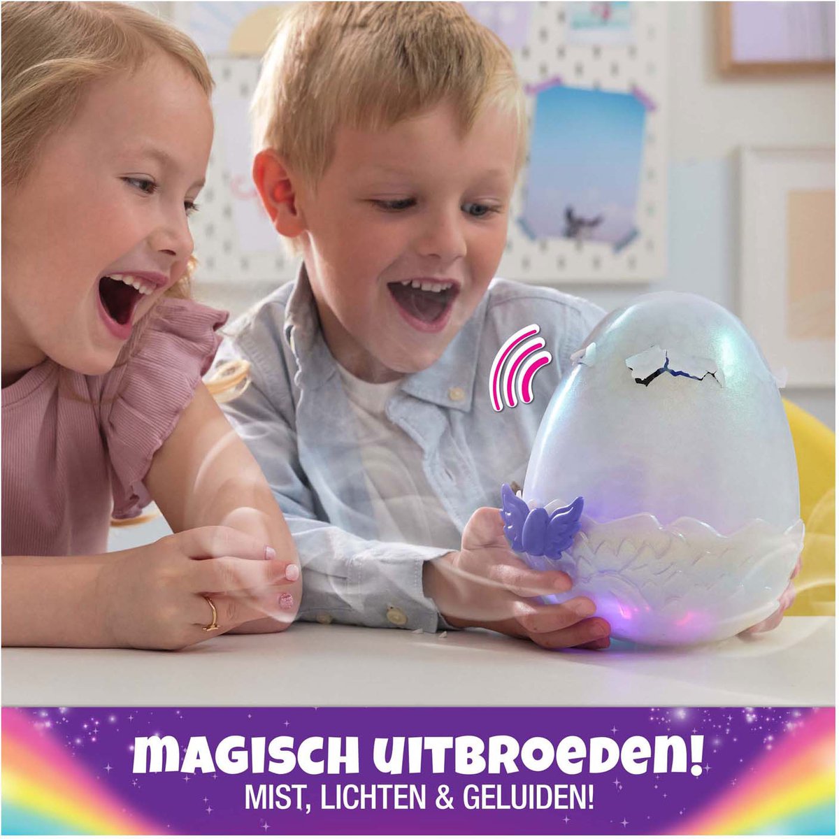 Hatchimals Alive - Mystery Hatch Draggle - Interactief verrassingsspeelgoed in een ei met mist, lichtjes en geluiden — afbeelding 16
