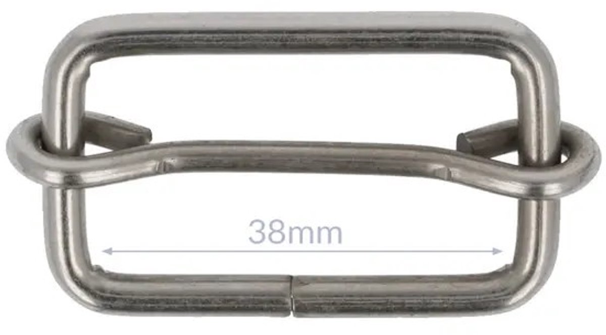 Gesp metaal 38 mm