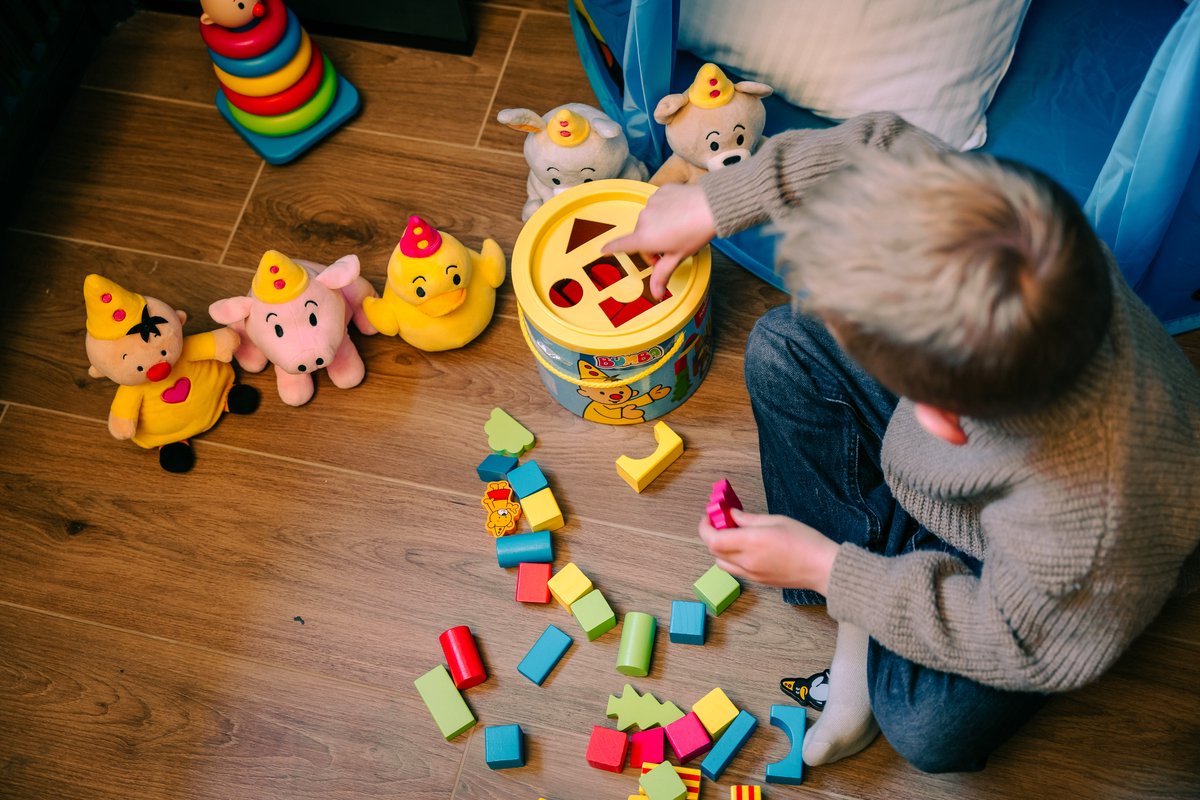 Bumba - Blokken - Blokkenton - Met vormenstoof - Inclusief 50 houten blokken — afbeelding 5