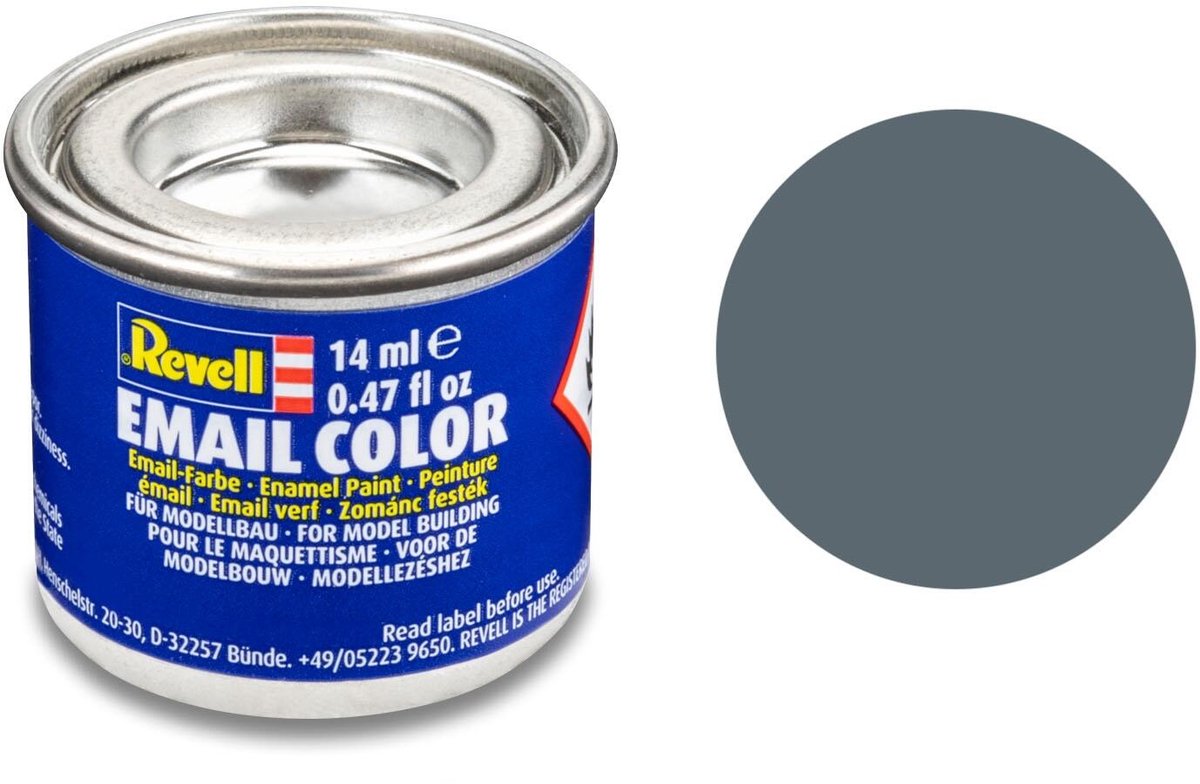 Revell Hobbyverf Enamel verf - #79 Grey Blue - Matt - USAF - Enamel - Verf potje - 14 ml