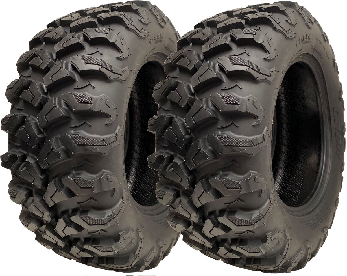27x9.00R14 ATV-band, 8-laags, P3137 OBOR, 225/70R14, schuine zijkant, 73J, goedgekeurd voor de openbare weg (set van 2)