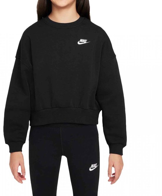 Sweat polaire Nike Sportswear Club - Zwart - Taille M (137-147 cm) - Kids - Unisexe