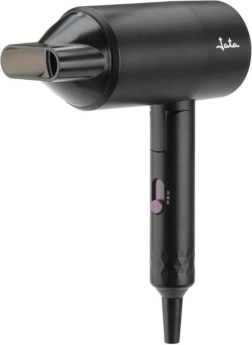 Krachtige Reishaardroger 2200 W - Inklapbaar Handvat & Sneldrogend - Zwart