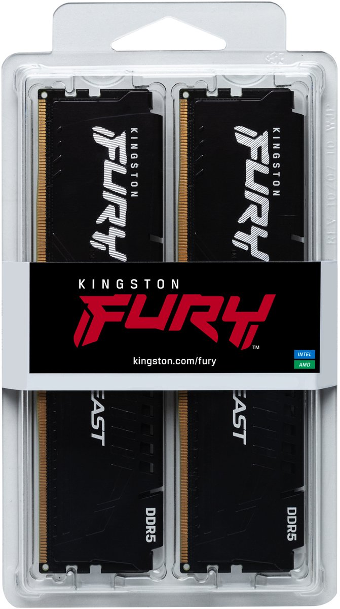 Kingston FURY Beast Black XMP KF556C40BBK2-64 - RAM-geheugen