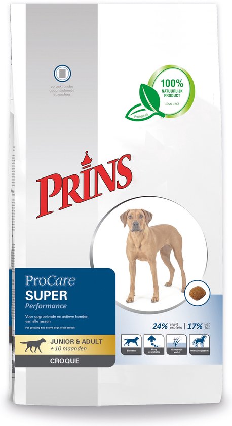 Prins Procare Super Performance Gevogelte&Vlees - Hondenvoer - 10 kg