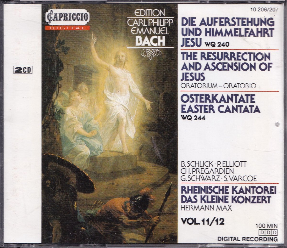 C.P.E. Bach: The Resurrection and Ascension of Jesus