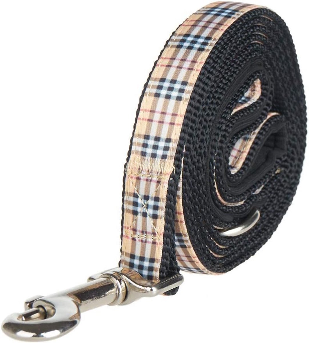 Sterke Nylon Hondenriem met Lushandvat en D-ring - 1,5m voor Middelgrote en Grote Honden