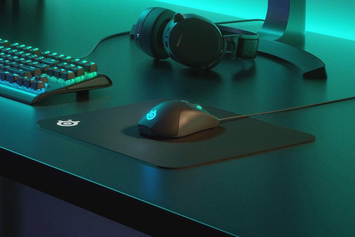 Gaming Muismat met Peak Tracking en Stabiliteit - Zwart