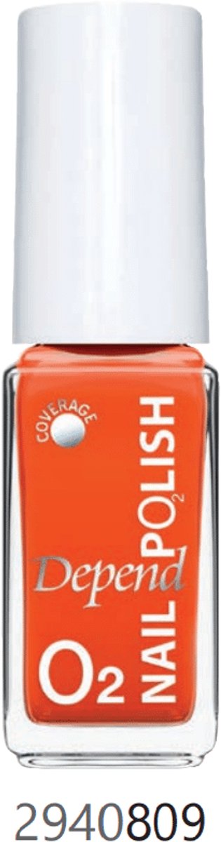 Dependcosmetics|nagellak|O2|nailpolish|oranje|809|5ML