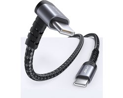 JSAUX 90 graden hoekkabel USB-C naar USB-C 60W voor Steam Deck