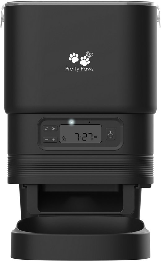 Pretty Paws Automatische Voerbak 4000g Zwart