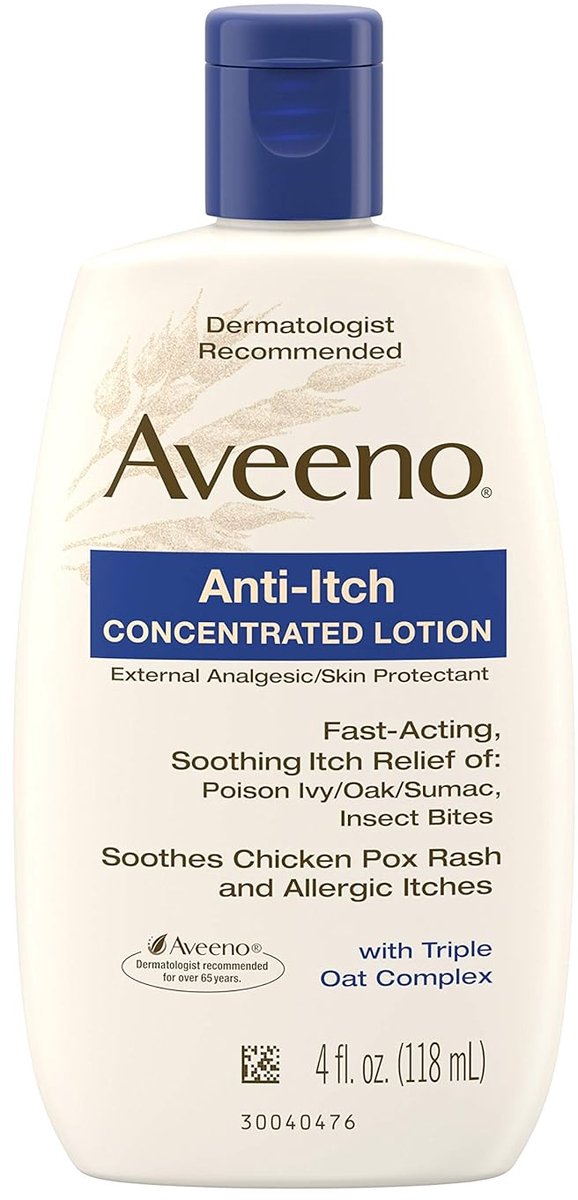 Aveeno - Anti-Itch Concentrated Lotion - 118 ml