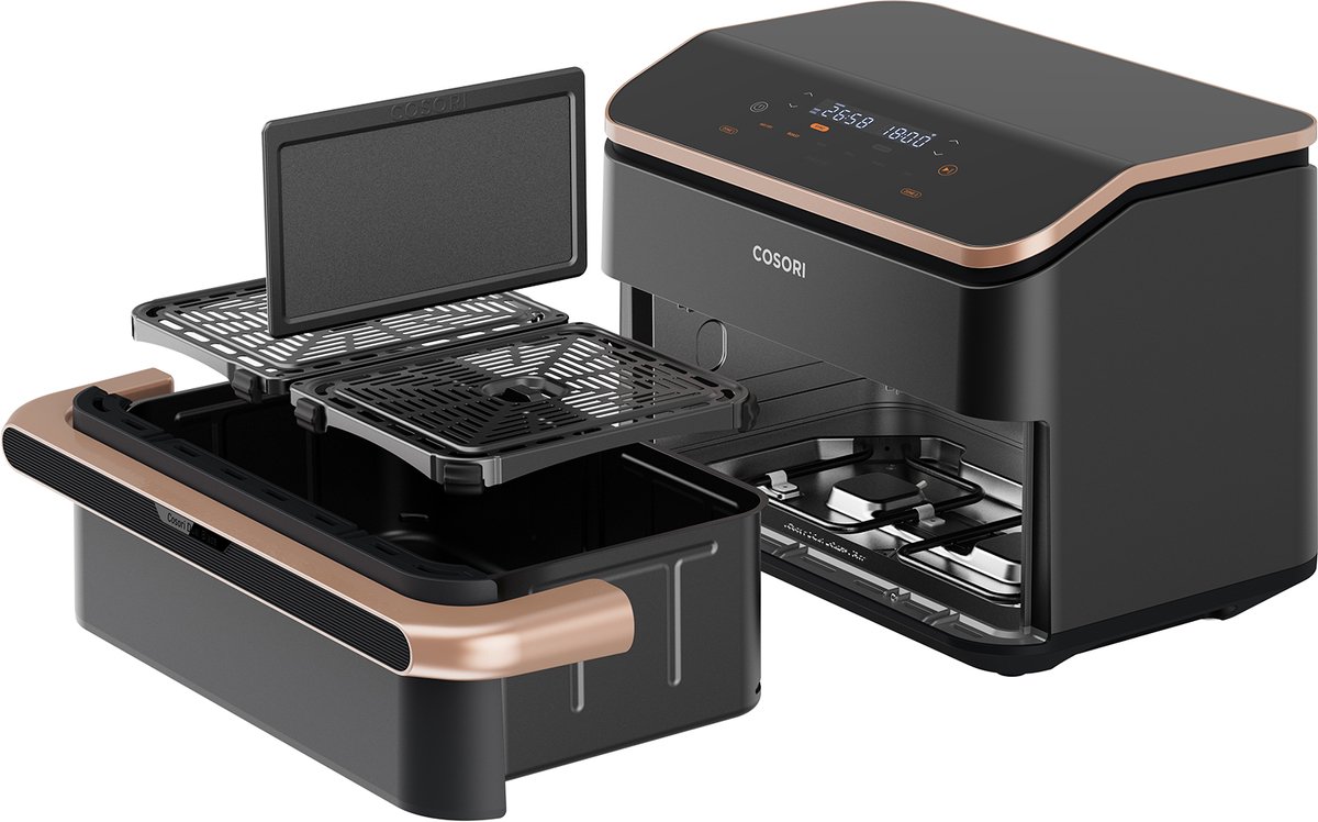 Cosori Twinfry Dubbele Airfryer XXL - met 100 stuks - afbeelding 3