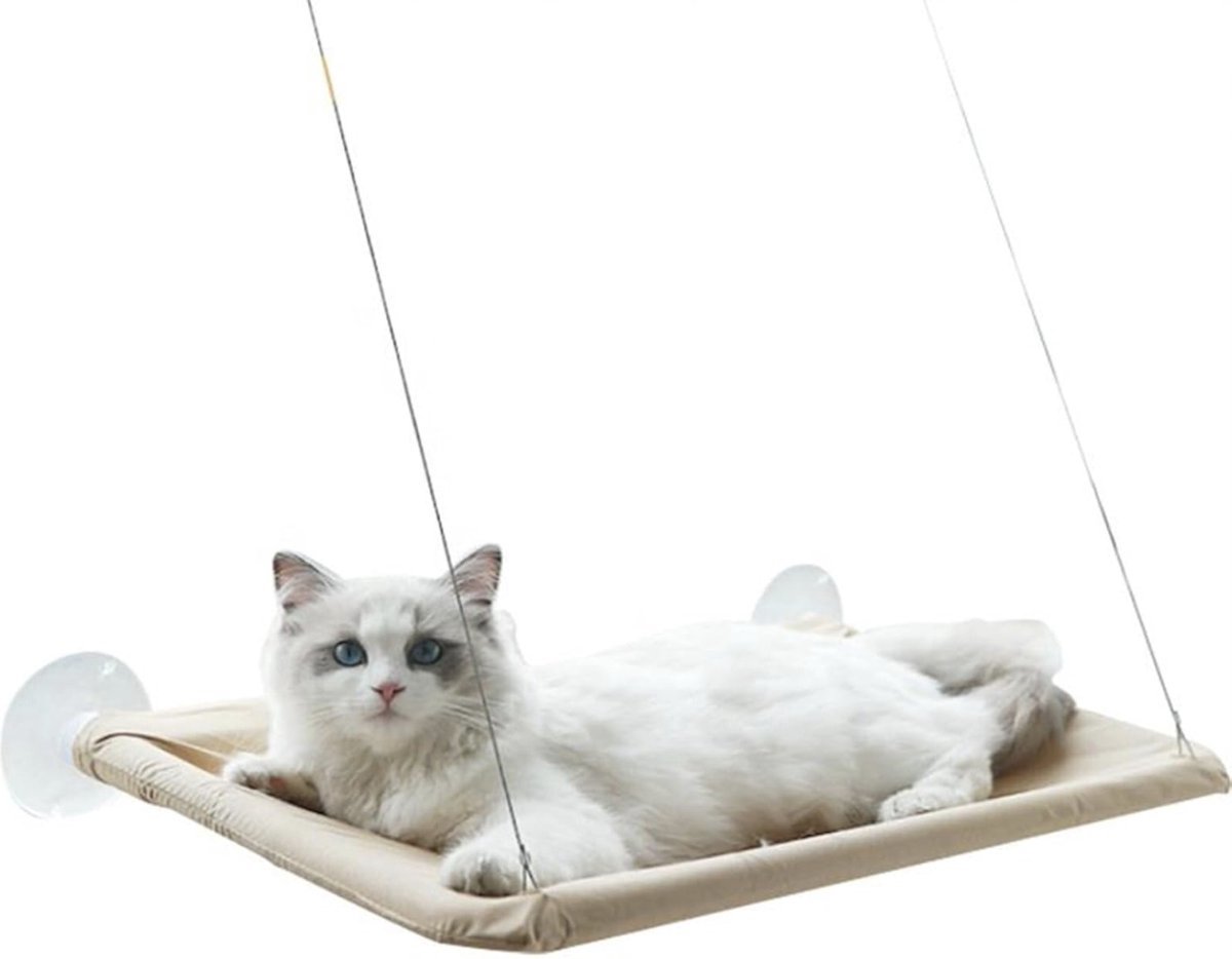 Nixnix® - Kattenhangmat - Grijs - Hangmat kat - tot 17,5kg - 55x35cm