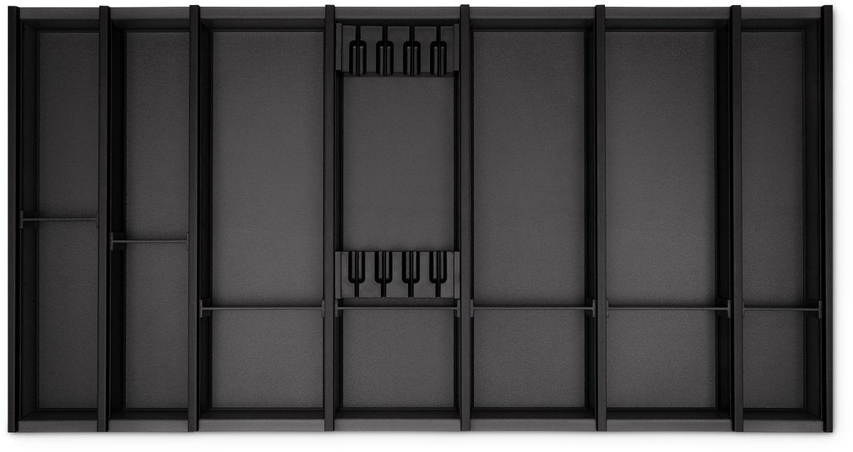Cuisio Bestekbak 1000 mm Translucent-anthraciet voor Legrabox 473 mm