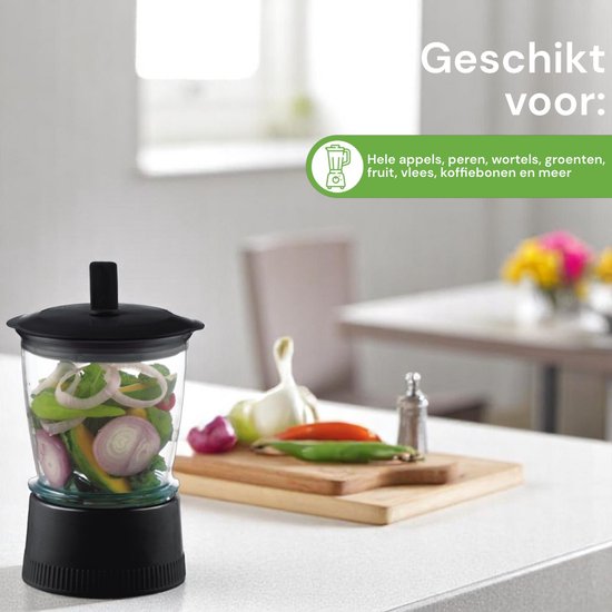 Fruit- en groentesap extractor (centrifuge) + blender + hakmolen + koffiemolen. 4 in 1 van Domo — afbeelding 2