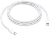 Bol.com Originele Apple 240W Geweven USB-C naar USB-C Kabel 2 Meter Wit aanbieding