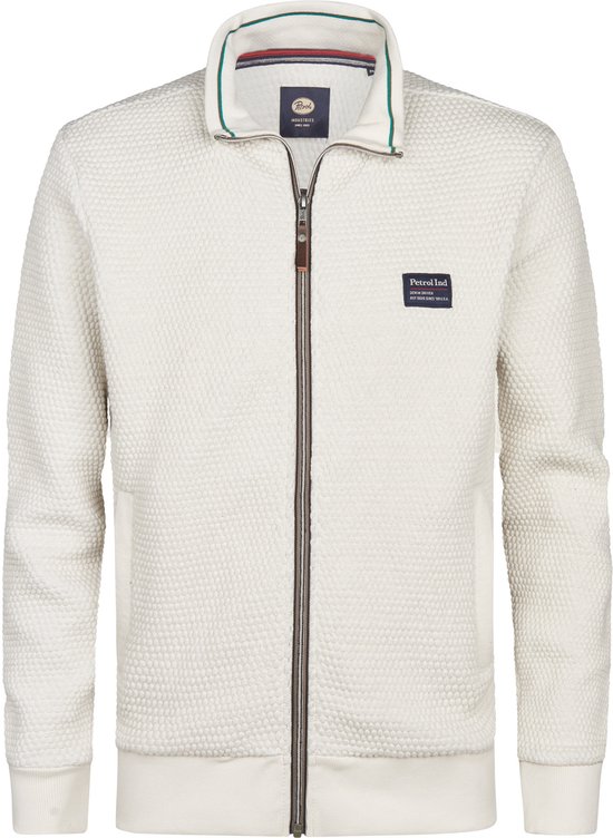 Petrol Industries - Heren Geribd Vest Kenai - Wit - Maat L