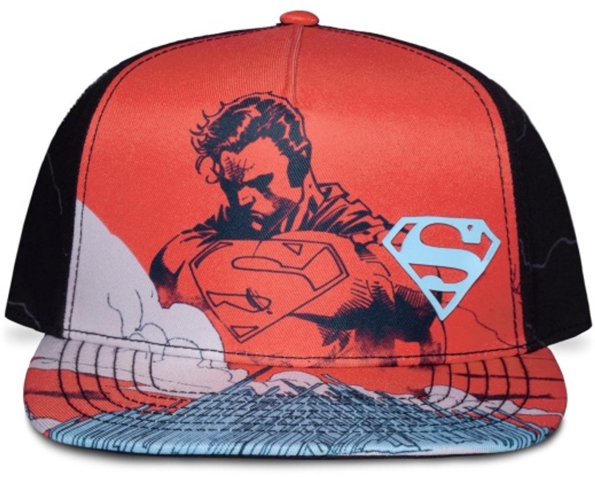 DC Comics Superman - TPU AOP Snapback Pet - Zwart