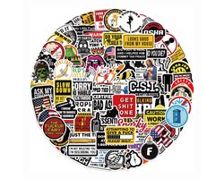 100 Stickers Grappig - Laptop - WC - Sticker Rol - Humor - Meme - School