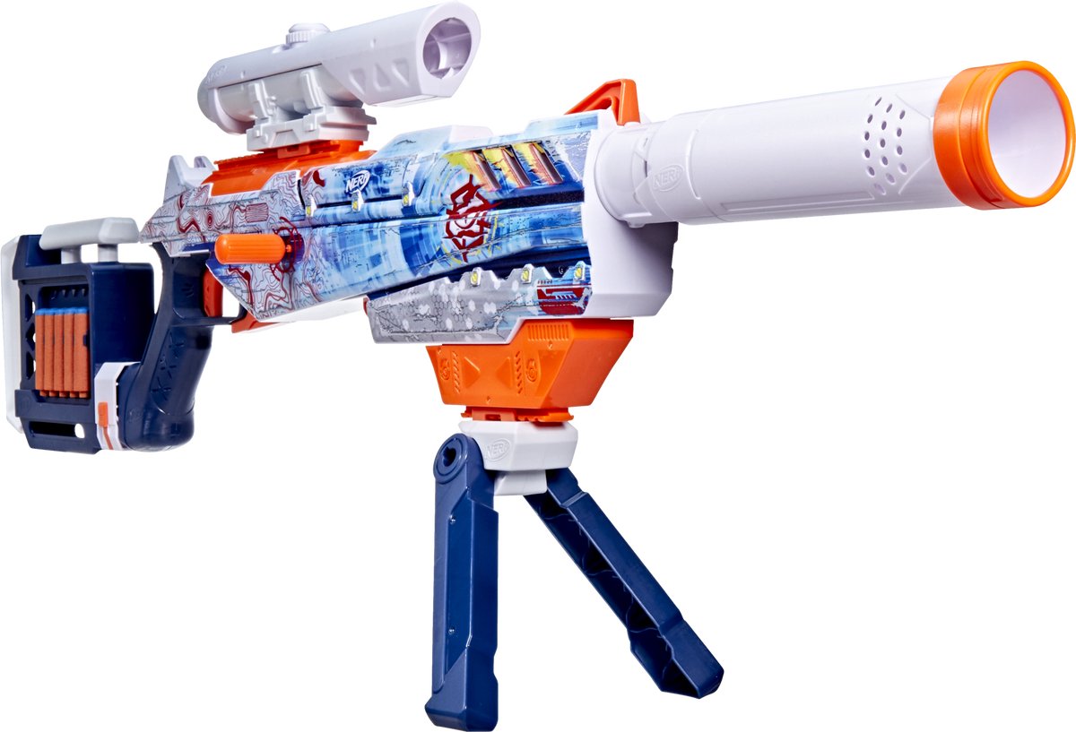 Nerf Loadout Arctic Zerostriker blaster en 24 N1-darts — afbeelding 2