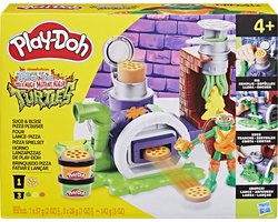 Coffret de jeu Play-Doh Teenage Mutant Ninja Turtles : Trancher et faire exploser la Pizza