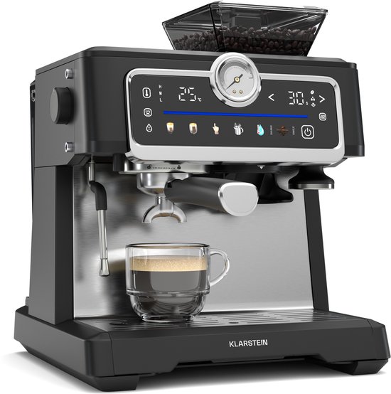 Klarstein GrandPresso Touch espressomachine met ingebouwde molen – afbeelding 1