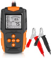 Scanner en Batterijtester - Accu tester 12V/24V - Auto Uitlezen - Storing Verwijderen - Uitleesapparatuur - Auto Accessoires - Auto Uitlezen - Diagnose apparatuur voor auto's - voor auto, motorfiets - oranje
