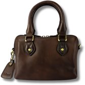 Lioné Claire Marble - Sac bandoulière - Marron foncé - Bandoulière réglable - Poches zippées