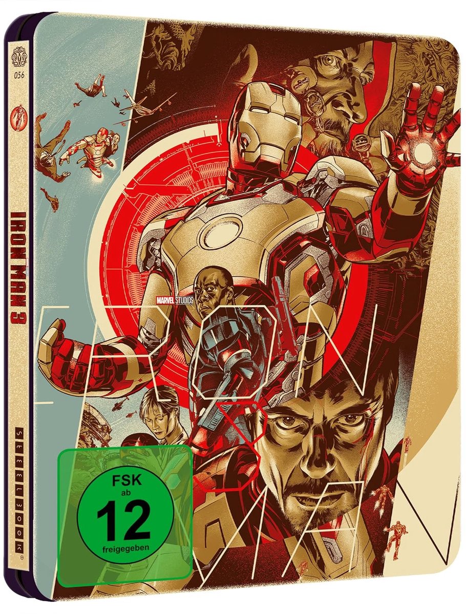 Iron Man 3 - Mondo Limited SteelBook Edition [4K UHD + Blu-ray]