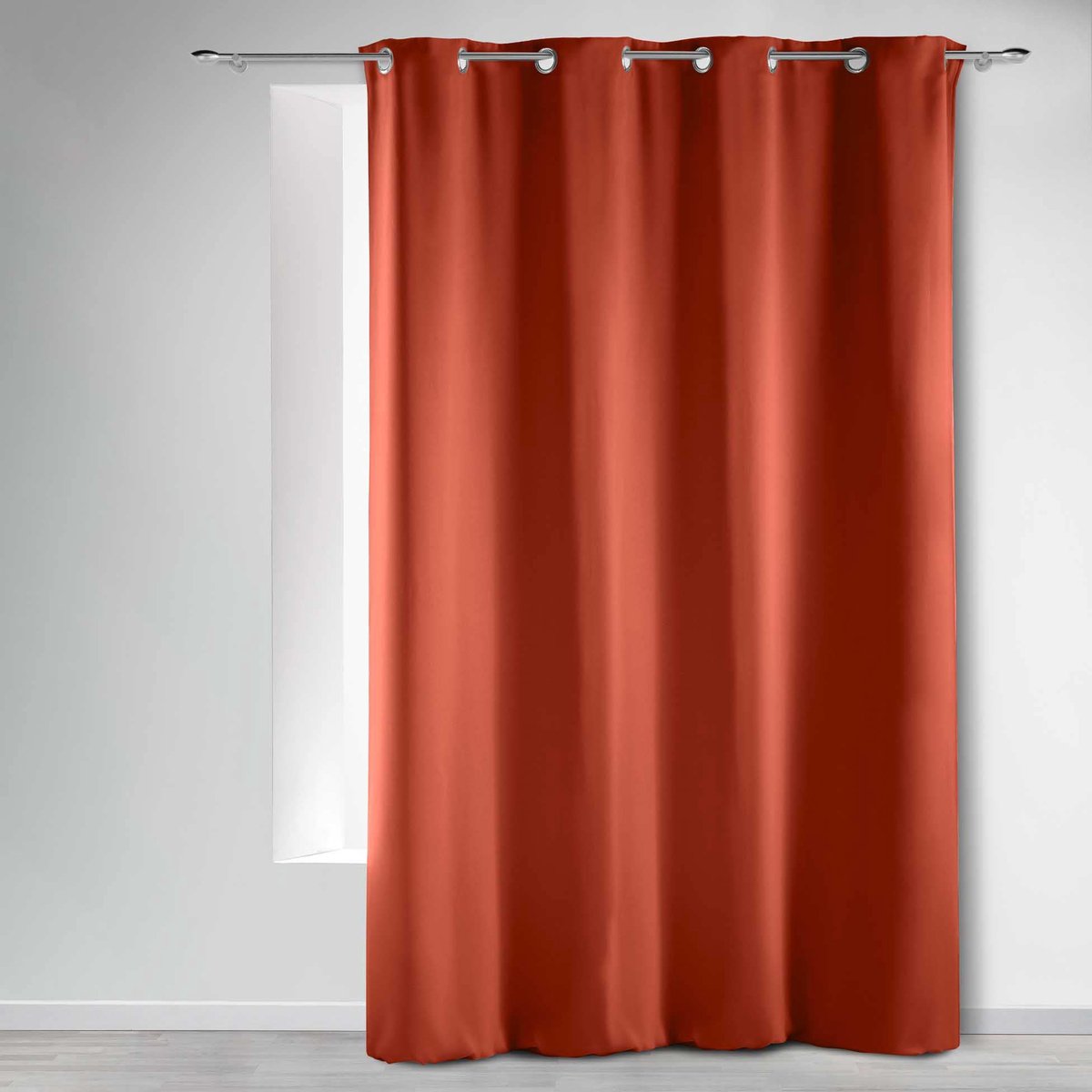 Ibenzoa Grote Terrakotta Plissee Blindering 135 x 240 cm - Duurzaam Polyester terracotta