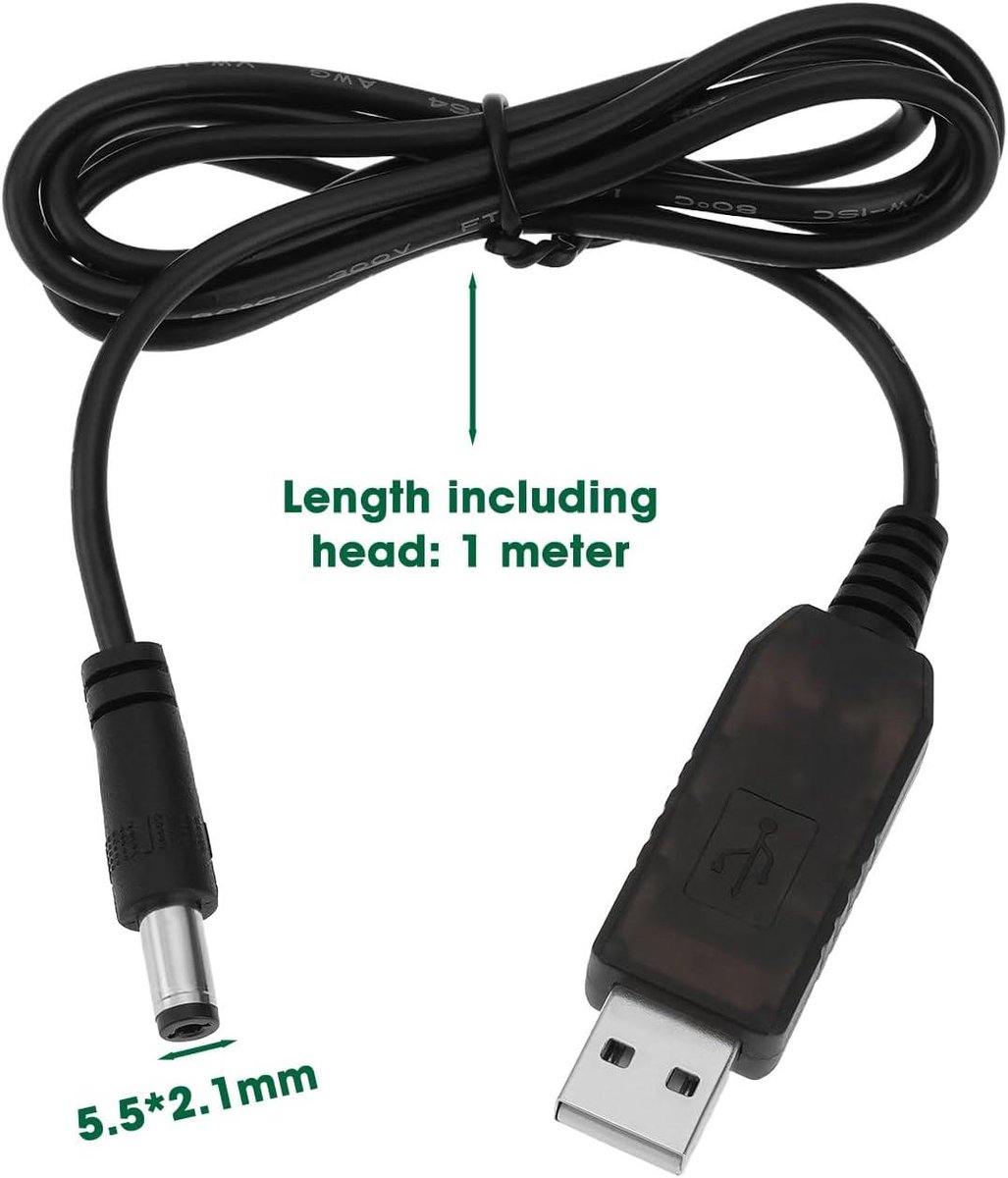 USB naar 12.6V Boost Oplaadkabel voor Stoov Lithium Batterij Pack - 1m — cadeau in Cadeau-ideeën - foto 7
