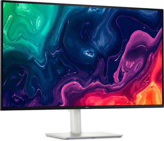 Dell 32″ 4K Ultra HD LCD Monitor S3225QS, 3840×2160, 8ms, 178° kijkhoek, ingebouwde speakers, VESA, zilver
