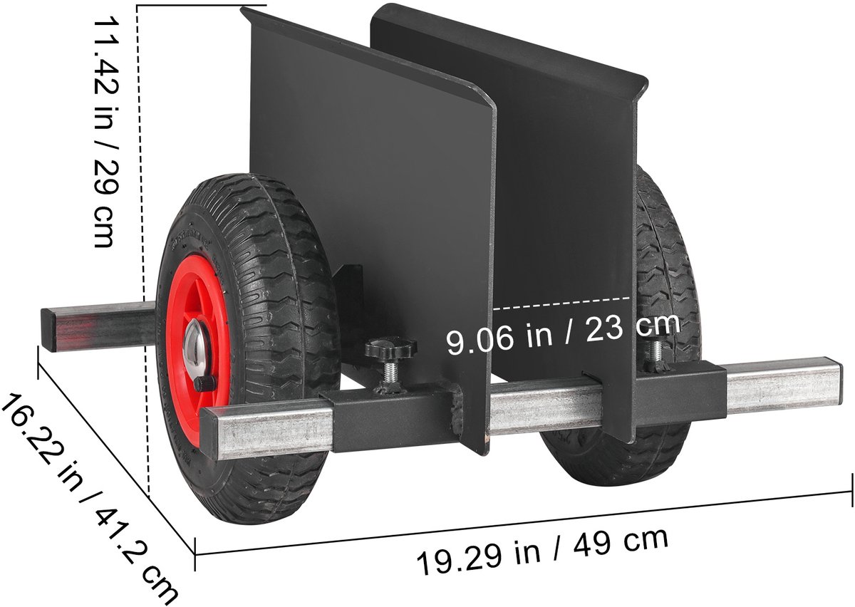 Chariot à panneaux, 600 lb, robuste, avec pneus de 8 Cm , pinces réglables  pour la... | bol