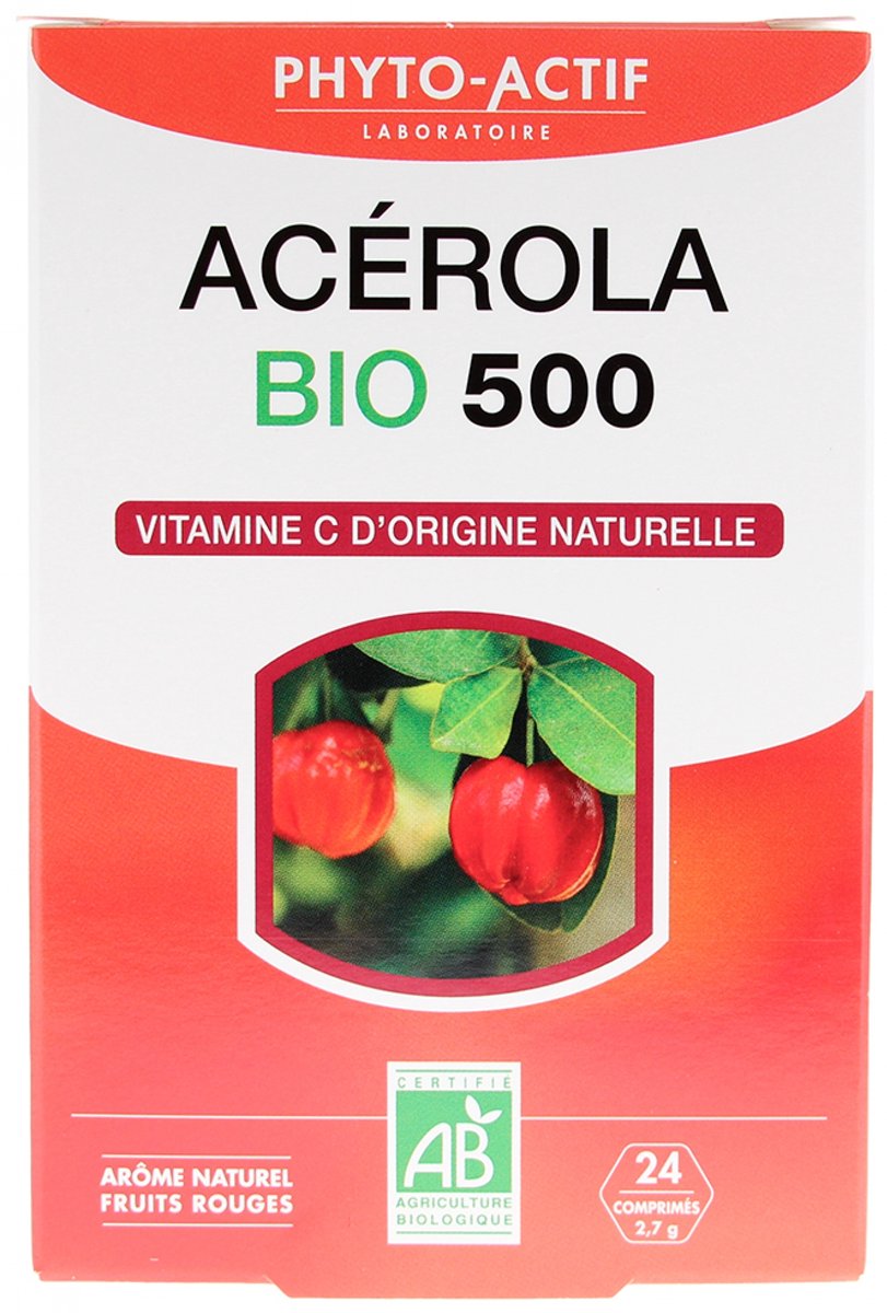 Phyto-Actif Acerola 500 Bio 24 Tabletten