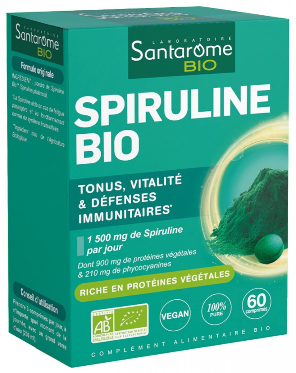 Santarome Spirulina Bio 60 Tabletten