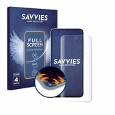 Savvies - Screenprotector voor Samsung Galaxy A56 5G - Folie Beschermfolie transparant volledig dekking (4 Stuks)