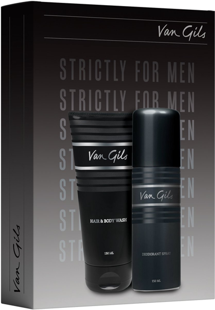 Goedkoopste Van Gils Strictly for Men Shower gel 150 ml & Deodorant spray 150 ml in set