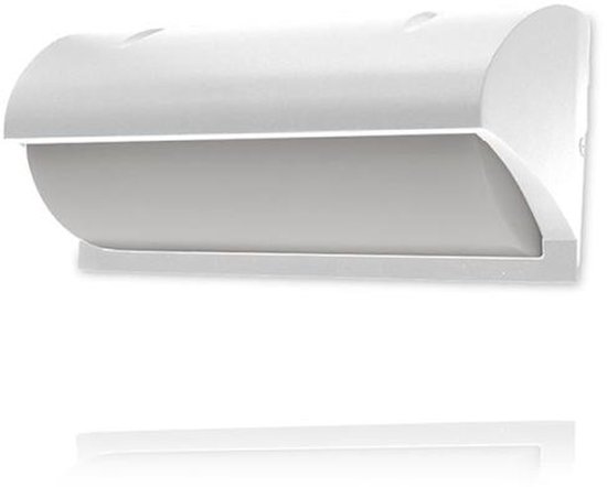 Profo LED Bulkhead Wandlamp Buitenverlichting 12W WIT 4000K Buitenlamp