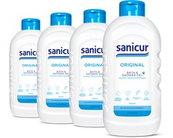 Sanicur Original Bad en Douchegel - 4x 1000ml - Voordeelverpakking