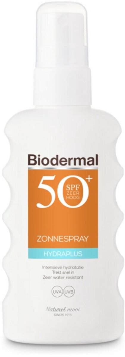 Goedkoopste 3x Biodermal Zonnebrand Hydraplus Spray SPF 50 175 ml