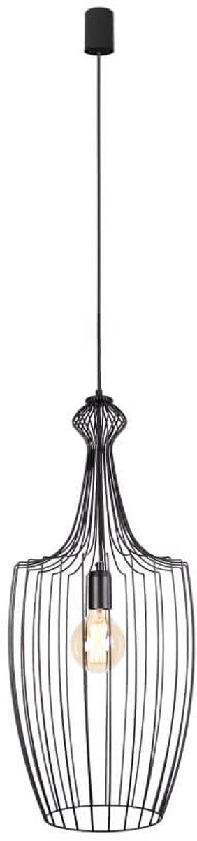 Lyora Zwart draadlamp Luksor Ø 32cm - 8847