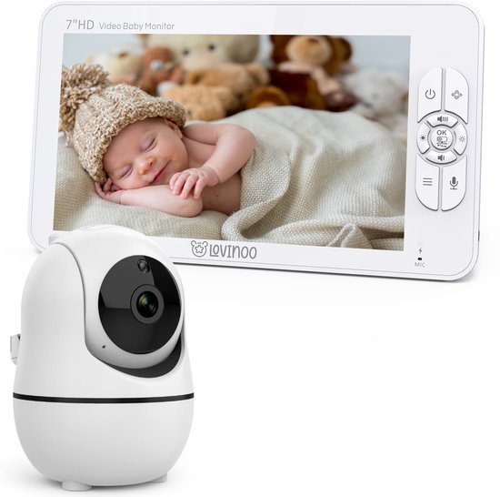 Lovinoo Babyfoon met Camera | 7.0 Inch