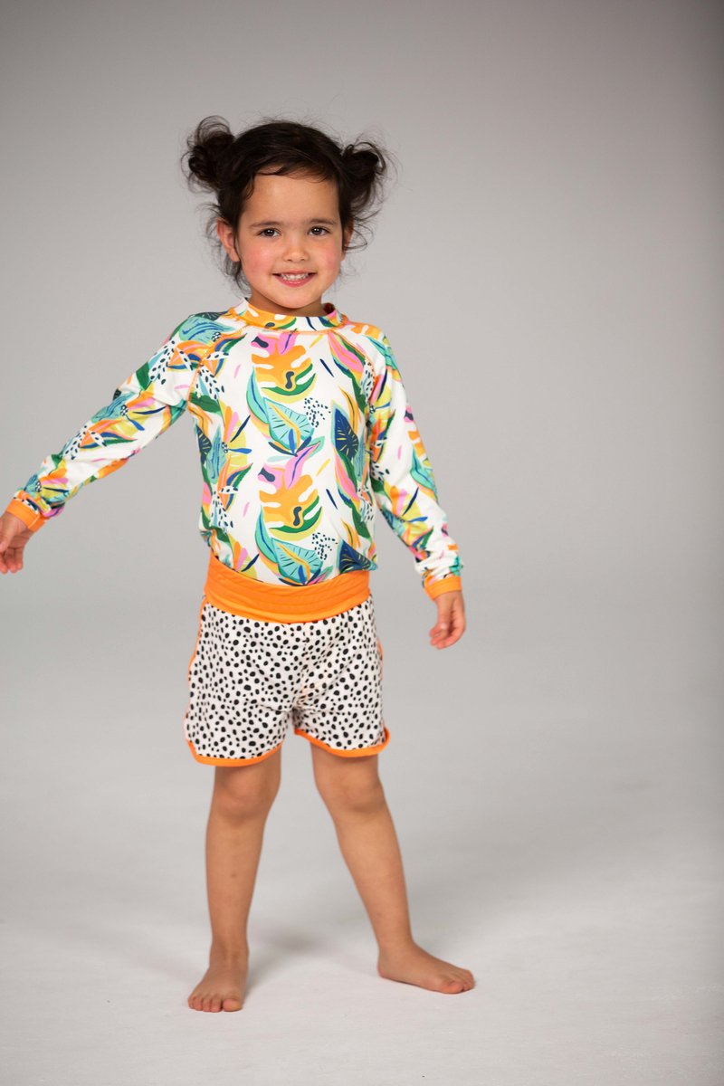 Ducksday - zwembroek - UV - moana - oranje - 9 - 10 jaar - valt klein — afbeelding 3