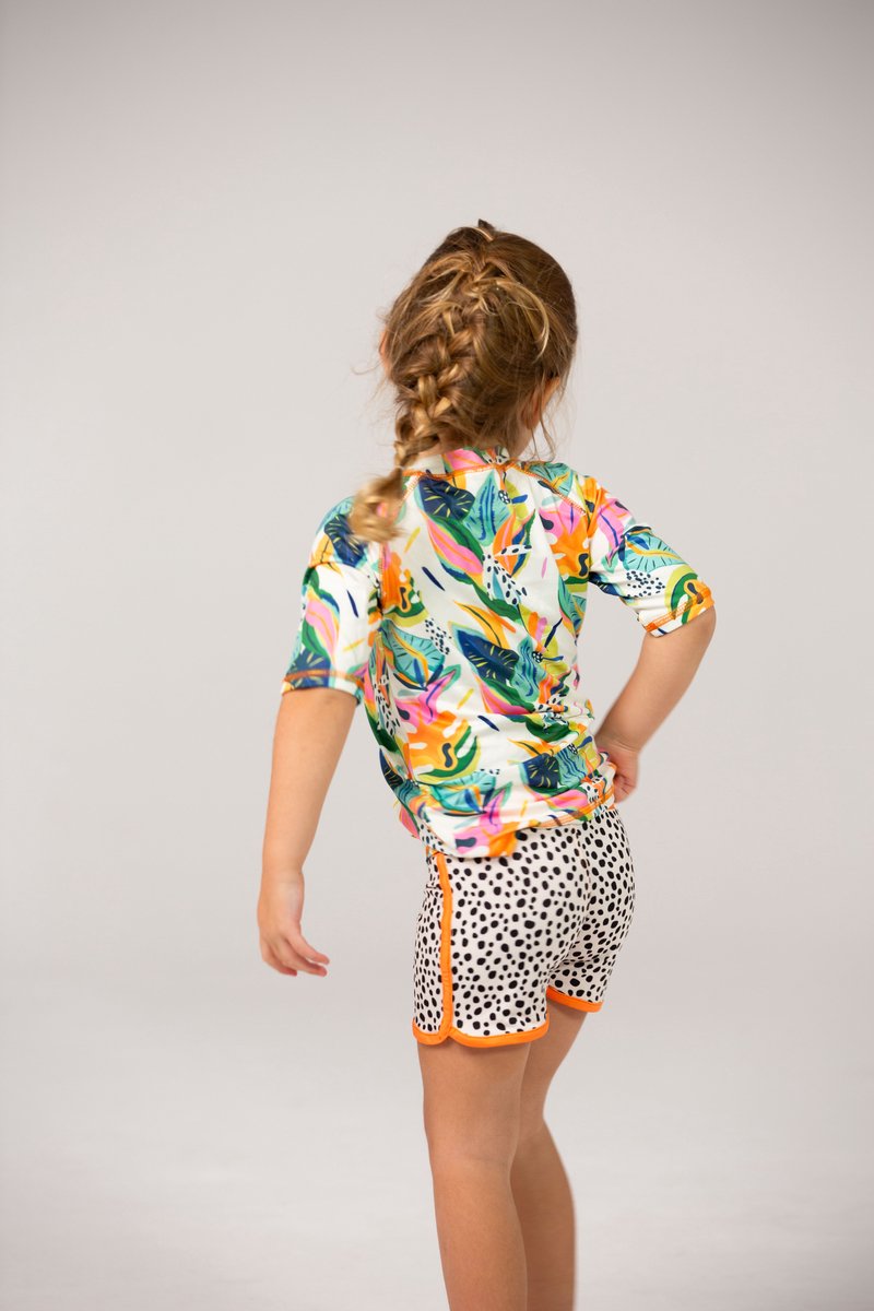 Ducksday - zwembroek - UV - moana - oranje - 7 - 8jaar - valt klein — afbeelding 4